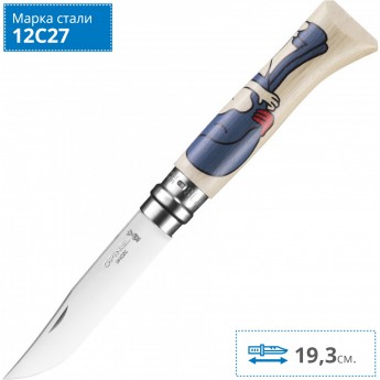 Нож OPINEL №8, EDITION FRANCE BY JEREMYVILLE 002156