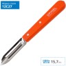 Нож для чистки овощей OPINEL №115, деревянная рукоять, нержавеющая сталь, красный, блистер, 001931